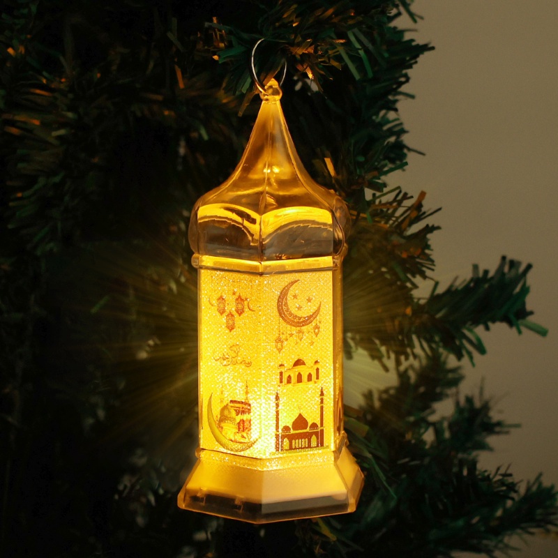 Kado Ornamen Lampu Tidur Kastil Timur Tengah Ramadhan/Dekorasi Lampu LED Portable Lebaran2023