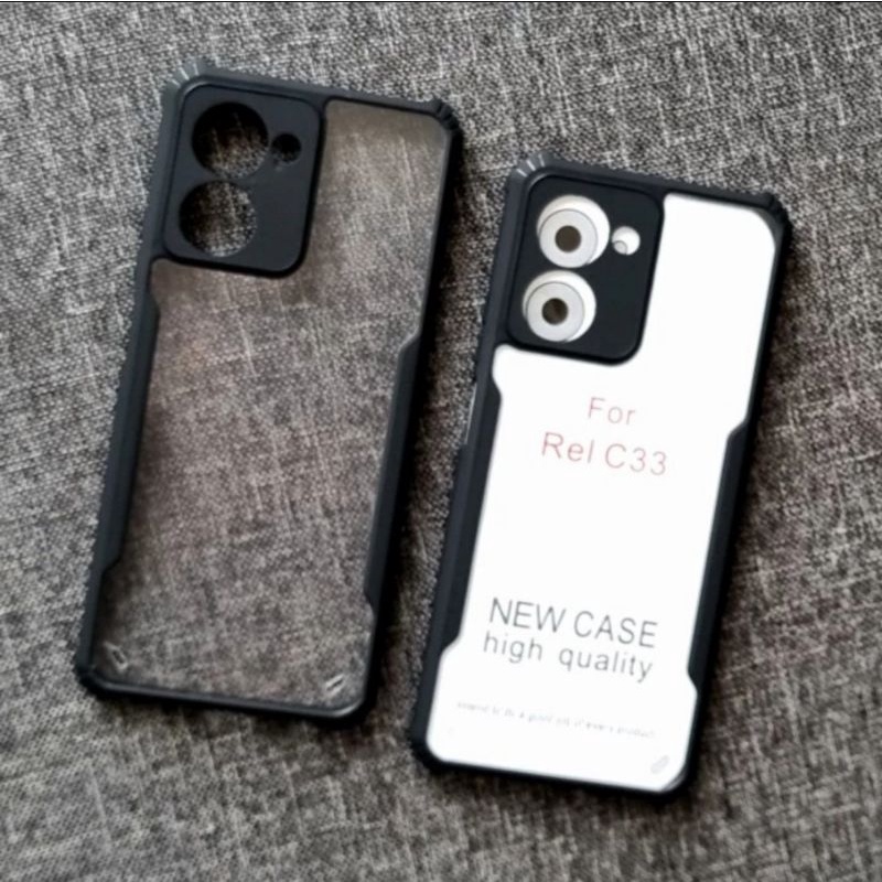 Case Realme Narzo 50A Prime / Narzo 50 / 50i prime / Realme C35 / C33 / C31 / C30 / C30s 4G / C55 NFC Casing Bumper Fusion Anti Crack Xundd