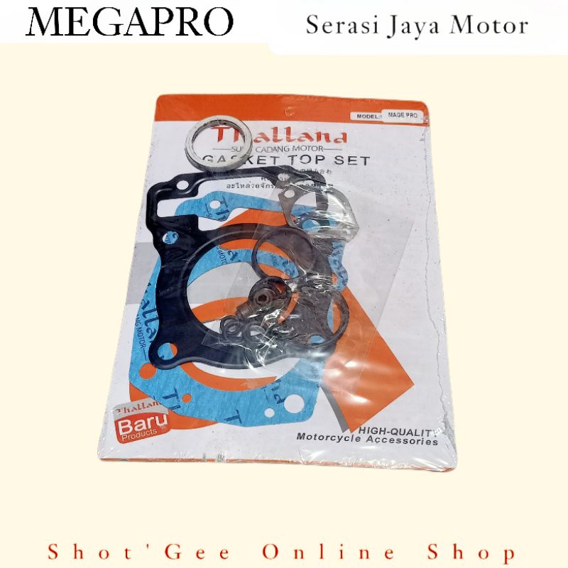 GASKET PAKING TOPSET TOP SET PLUS SEAL KLEP MEGAPRO NEW VERZA