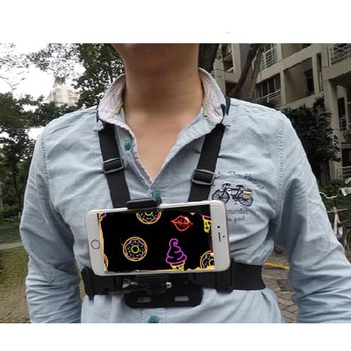 Strap Smartphone Chest Belt Strap Hp Kamera Dada Untuk Mancing Dll