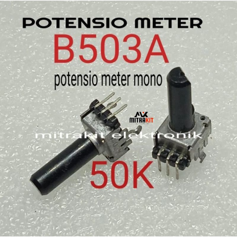 Potensio B503A mono B50K 50K VR 50K