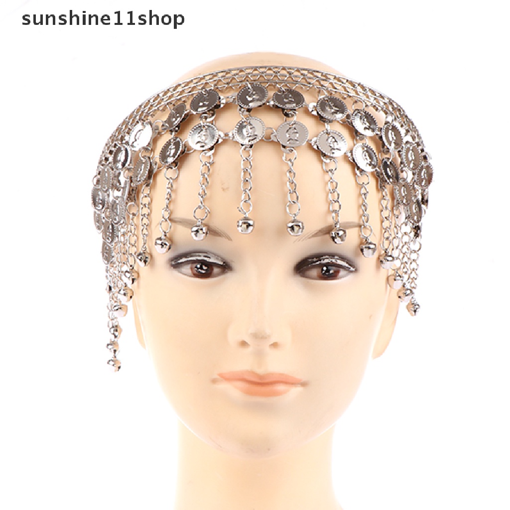 Sho 1Pc Wanita Belly Dance Jepit Rambut Koin Jumbai Headband Kinerja Aksesoris N