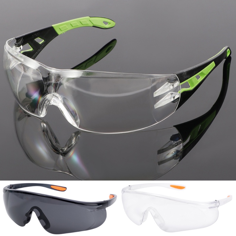 Kacamata Bersepeda Olahraga Luar Ruangan Anti Gores Percikan Kerja Safety Glasses Transparan Blinds Goggles Safety Eyes Protection Goggles Unisex Riding Goggles Kacamata Las Listrik