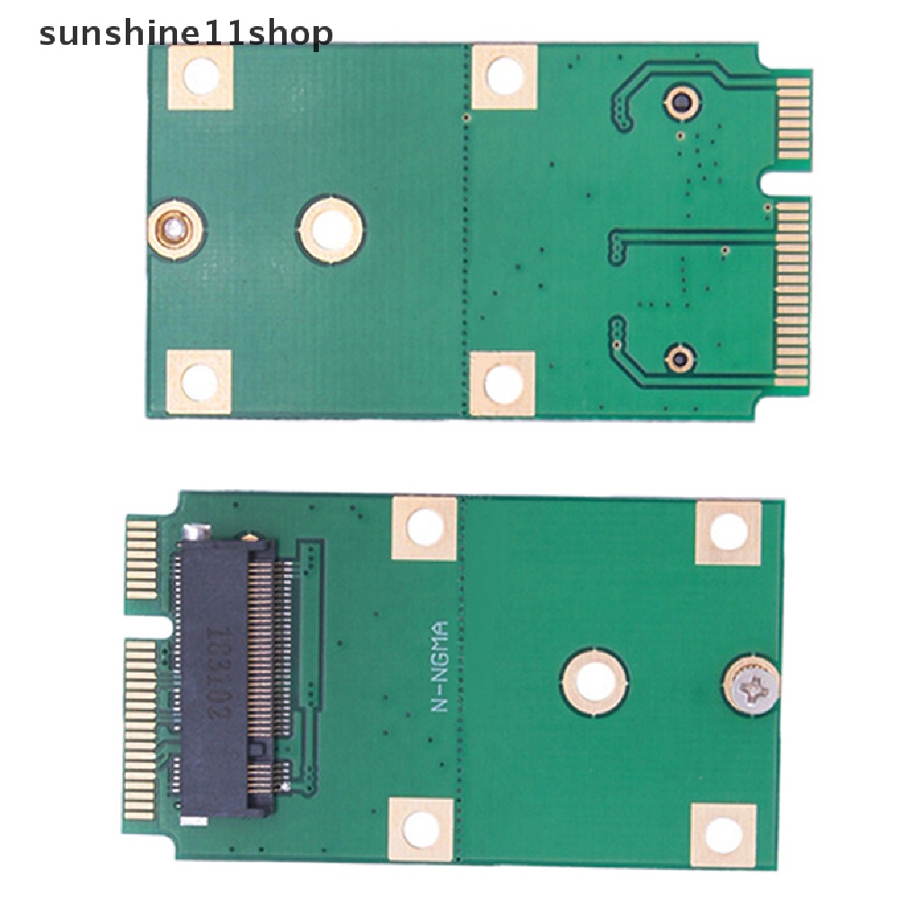 Sho MINI PCI-E 3.0 SSD To NGFF M.2 SATA Interface Adapter Card Kartu Konverter Adaptor PCIE MINI N