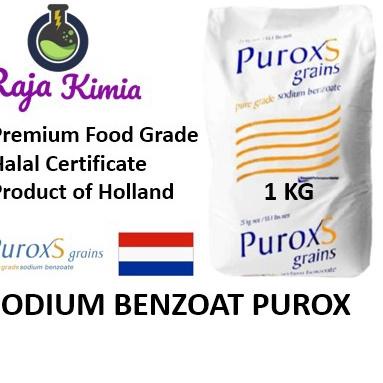 

☟ SODIUM BENZOATE PUROX (HOLLAND) / PENGAWET MAKAN - 1 KG ➯