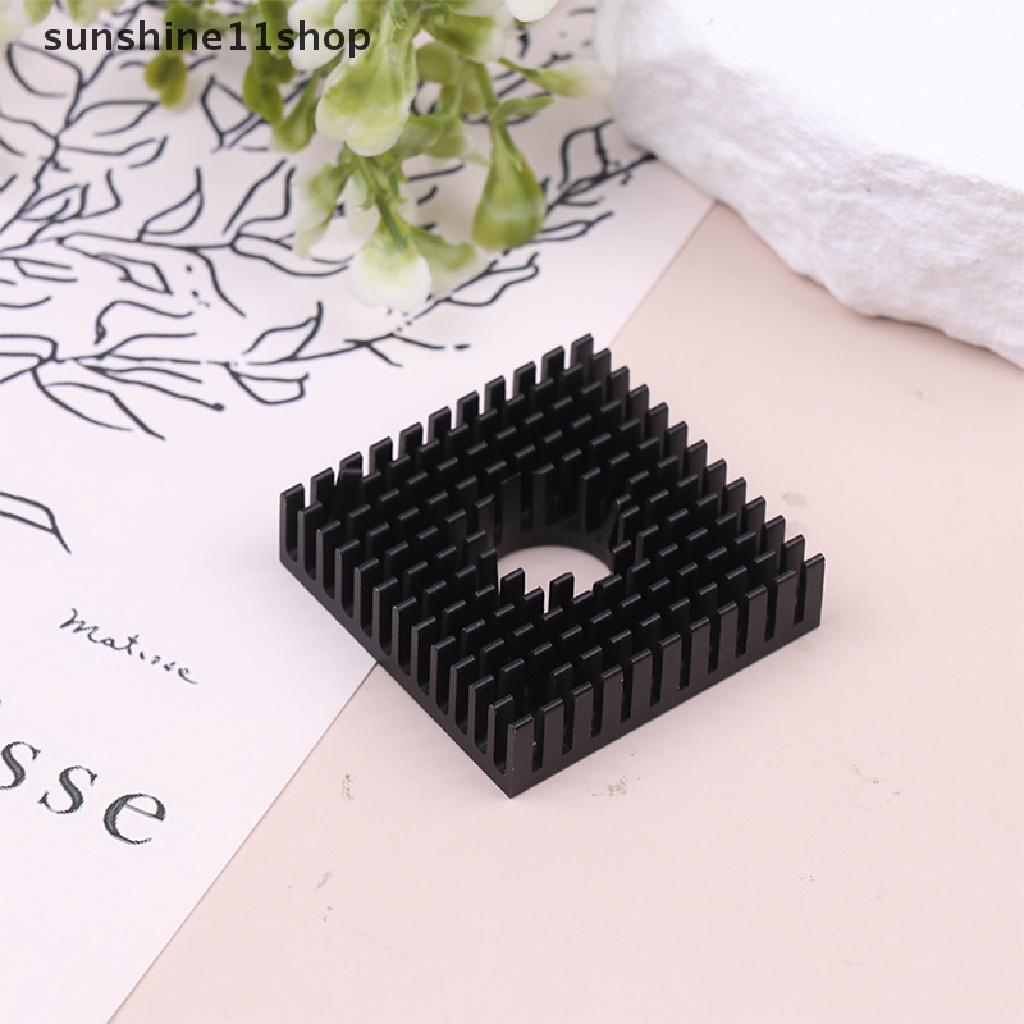 Sho 1Pc 40x40x10MM 3D Printer Motor Heatsink Hitam Gold Radiator Untuk Motor MK7/MK8 N