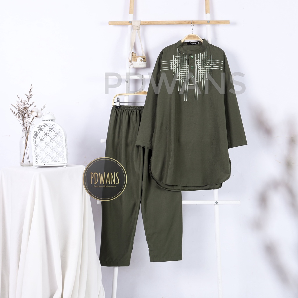 BAJU KOKO Poli Katun Setelan Pakistan Remaja Warna Ukuran Tanggung 11 12 13 14 15 Tahun PDWANS - BGM07W