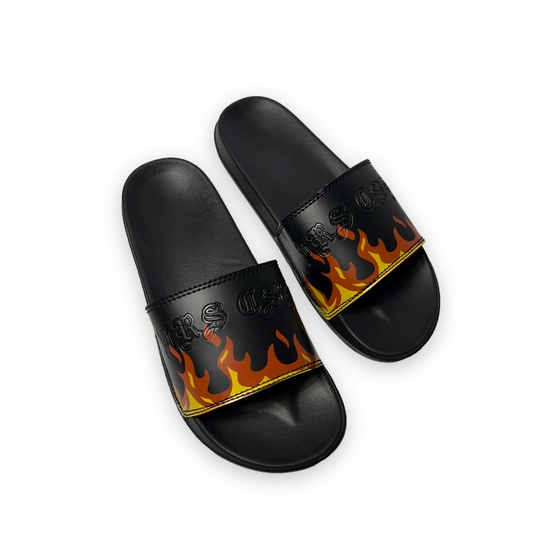 Sandal Pria Slide Motif Karikatur Gear 5