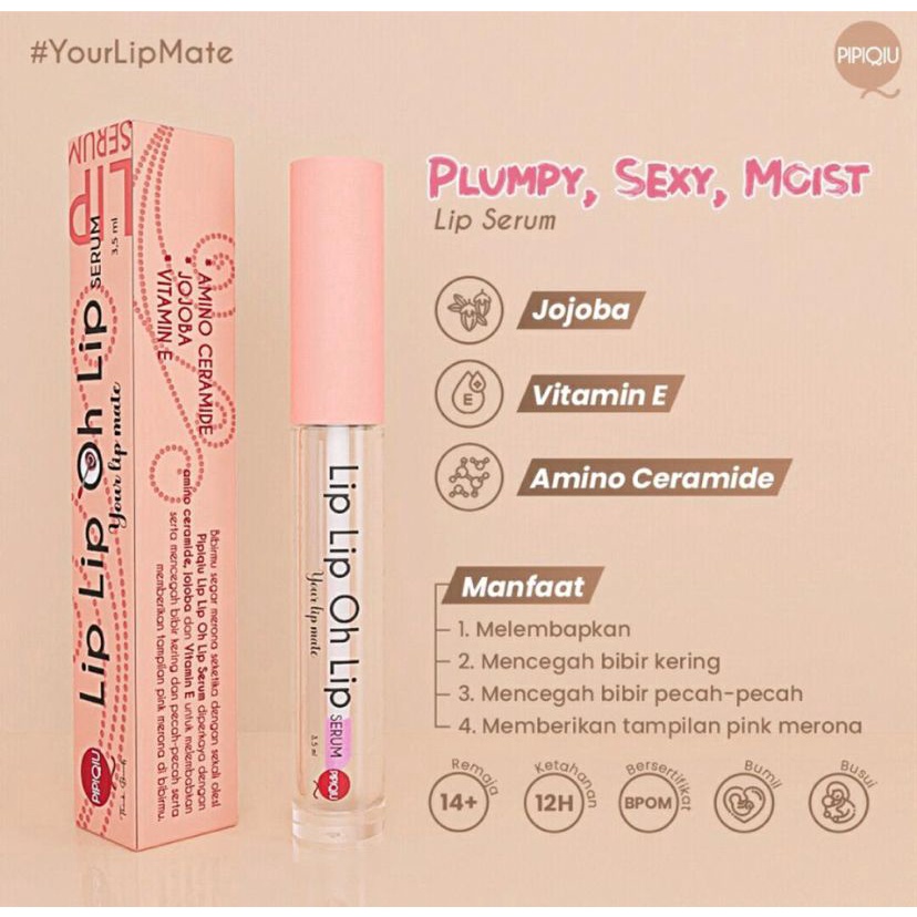 PIPIQIU  LIP LIP OH LIP SERUM 3.5ML