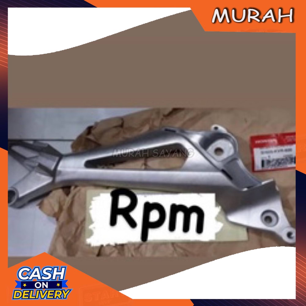 Barket Pulstep Dudukan Belakang Footstep Holder Pilion Kanan HONDA Revo 100   Tromol ORIGINAL 50605-