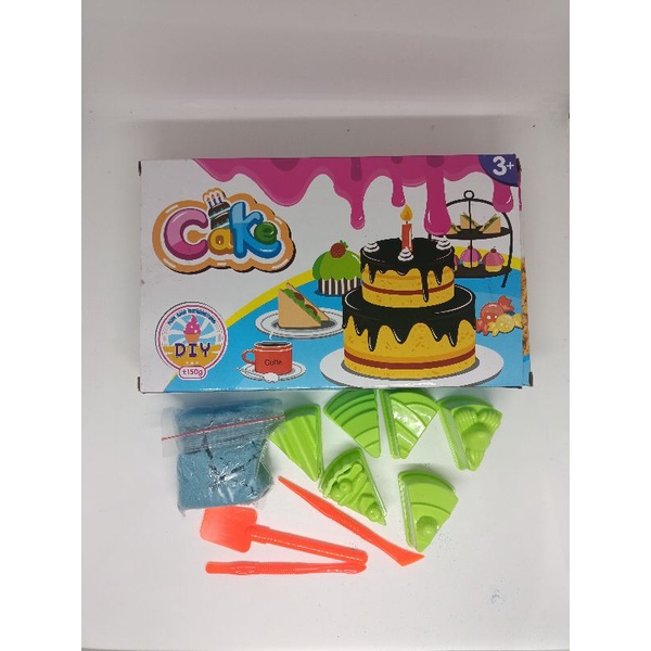 Mainan pasir kinetik Cake SH 155 edukasi motorik anak