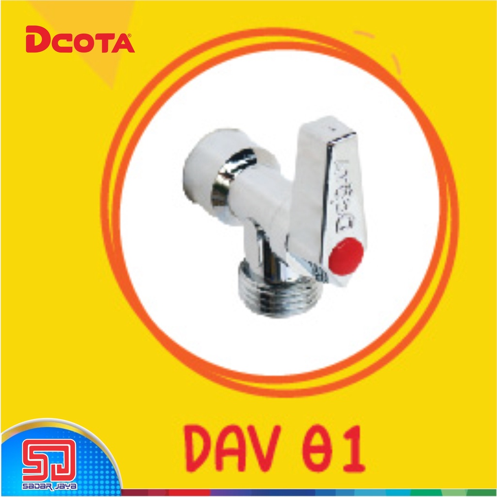 DCOTA DAV 01 Kran Toilet Keran Shower Angle Valve Tembok 1/2&quot;