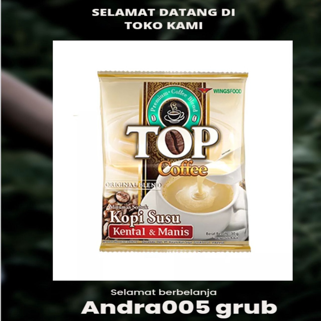 

top coffe kopi susu kental&manis