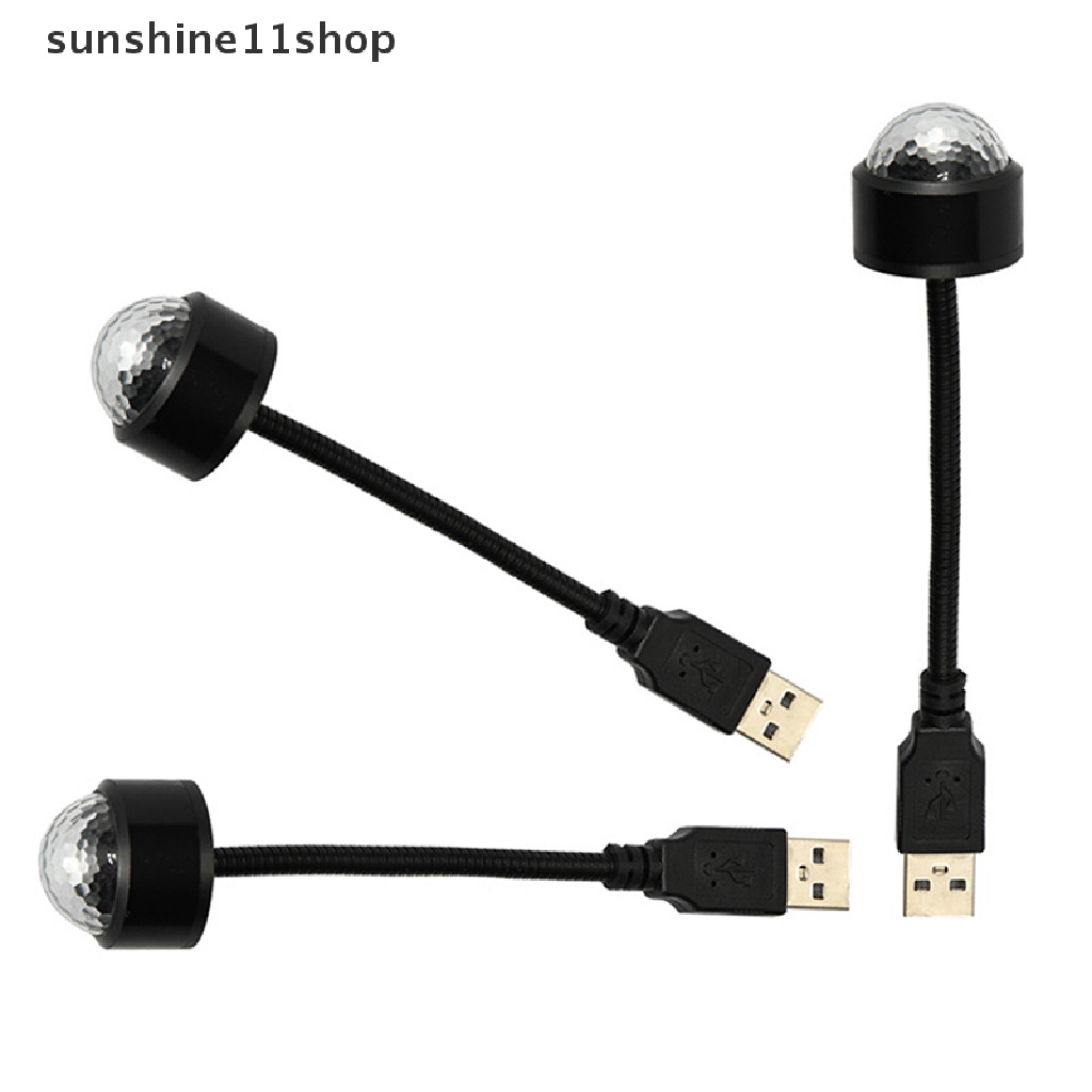 Sho Multicolor Red Starry Sky Lampu Proyeksi USB Mini Mobil Atap Bintang Lampu Malam N