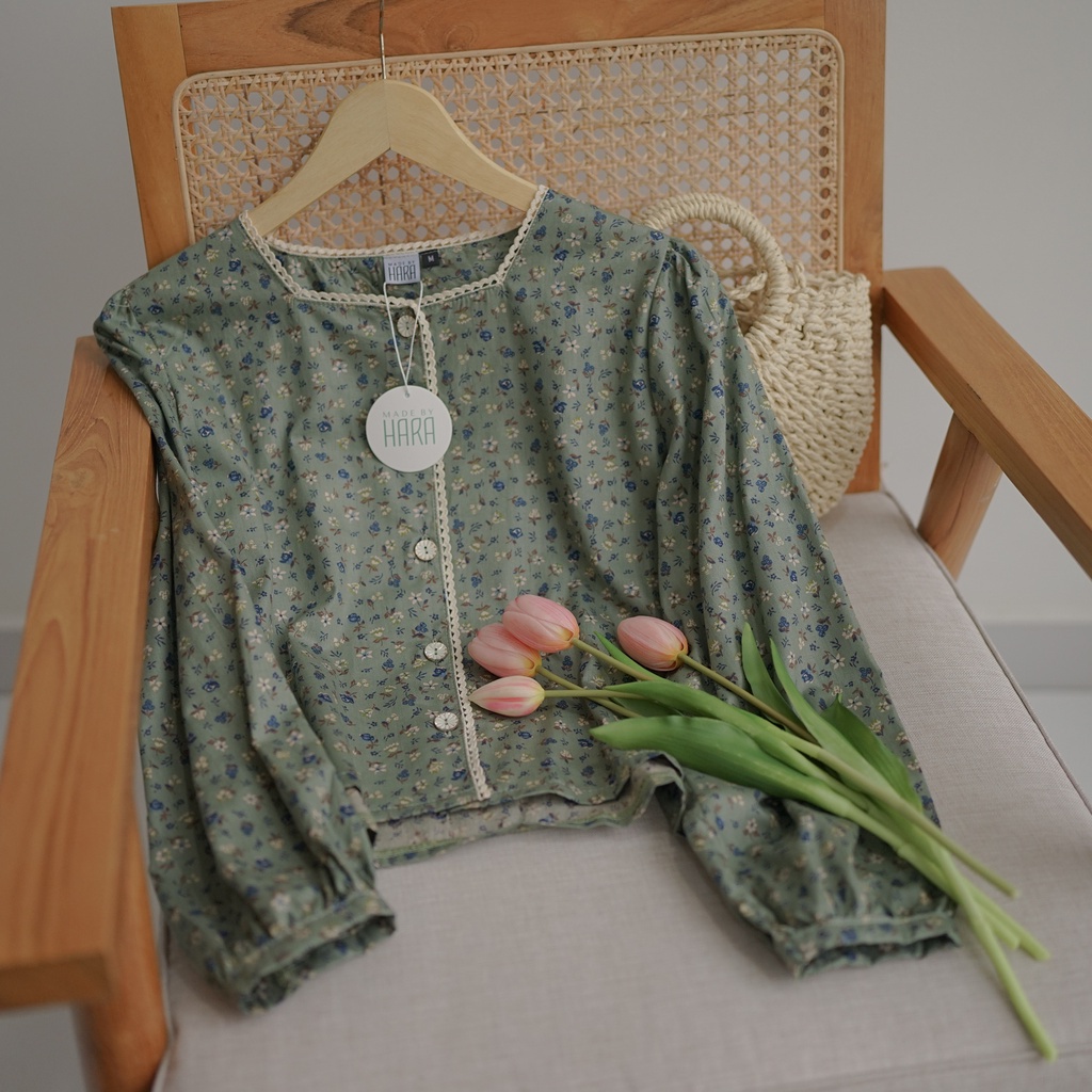 Nayeon Blouse Dusk - Haraskirt Madebyhara