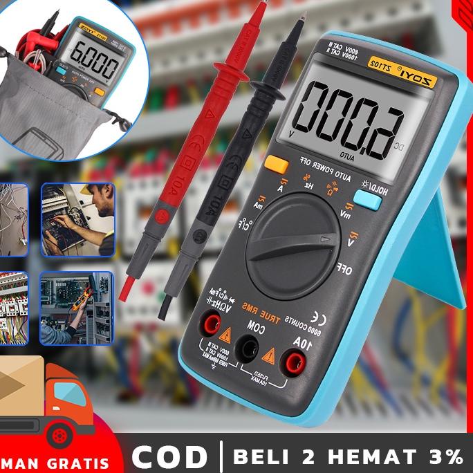 Multimeter Digital ZT102 ZT100/Alat Pengukur Multimeter Portabel/avometer  digital zotek zt101 /AVOM