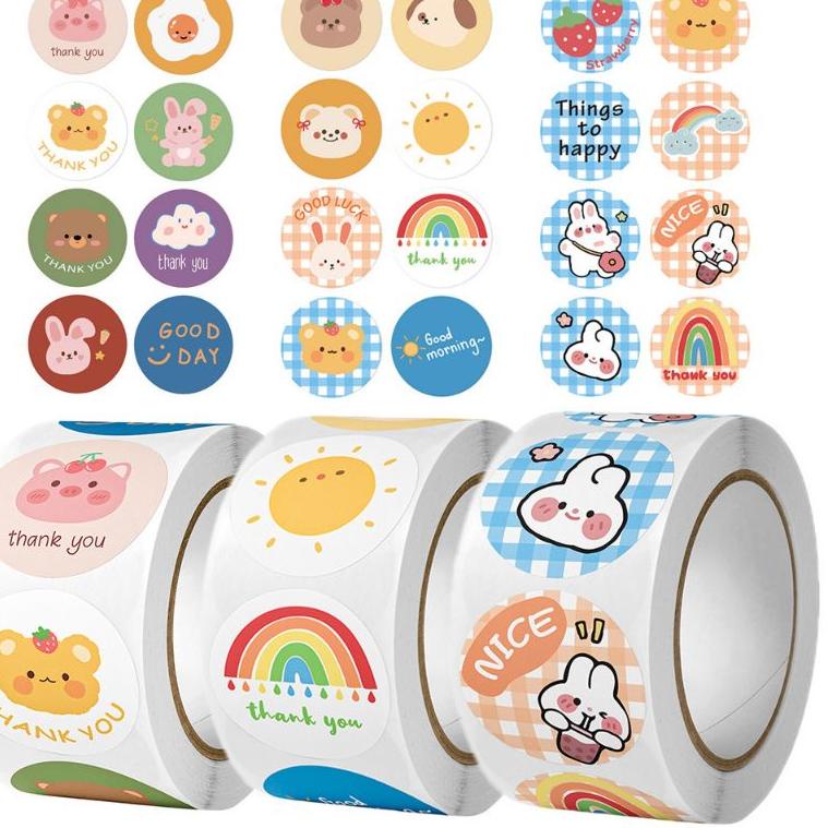 

C95 [100PCS] Sticker Dekorasi Daily Journal Scrapbook Reward Aesthetic Token Economy Stamp RESTOCK ・