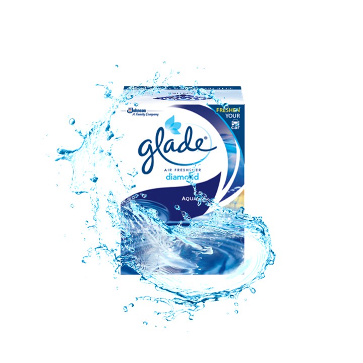 Glade Diamond Car Perfume Aqua Refill 80 ml