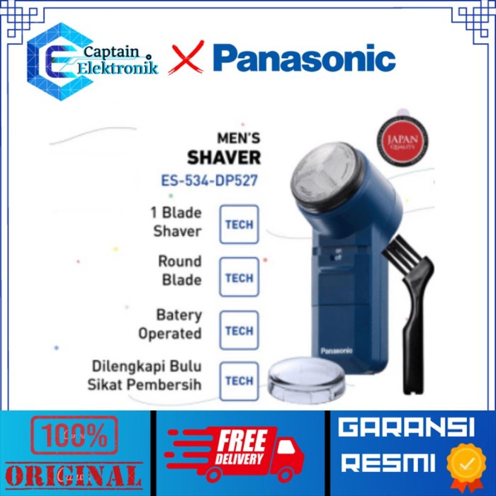 Terlaris Panasonic Shaver Panasonic Es-534 / Alat Cukur Kumis Jenggot Es-534