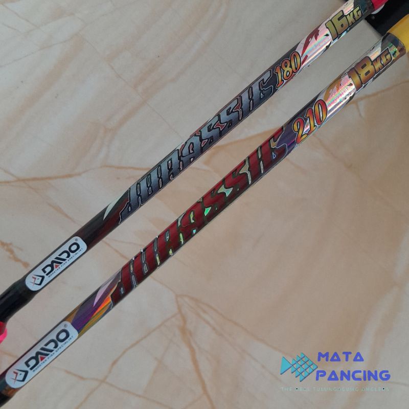 Joran pancing Daido Jurassic &amp; Daido Ertang 165cm 180cm 210cm fiber solid cocok untuk pancing sungai air tawar dan pancing laut