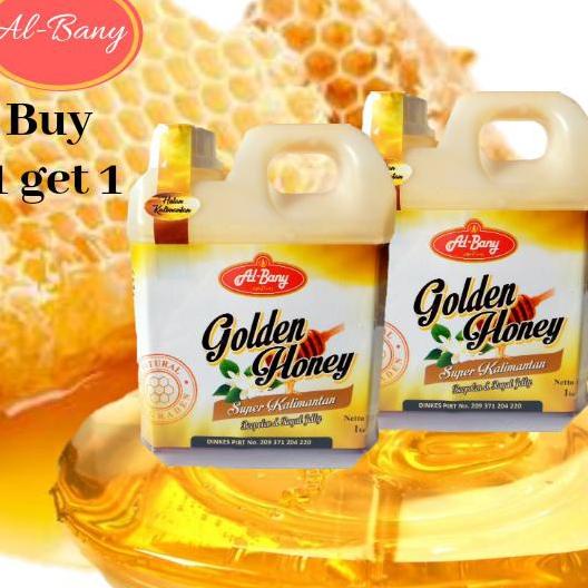 

➽ Paket 2Btl GOLDEN HONEY Super Hutan Kalimantan @Albany Netto1kg ✫