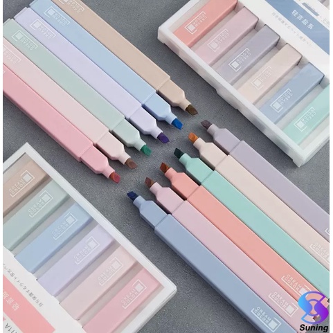 

Murah Stabilo Morandi color & Macron pastel double tip 6 colors