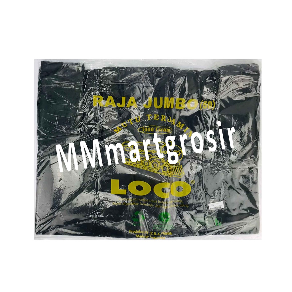 Loco Plastik/ Kantong Plastik Hitam/ Kantong Jumbo/ 50pcs