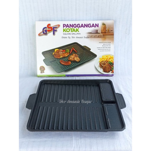 TRUSTWORTHY Yakiniku Korean Grill Pan Bulgogi Pan Anti Lengket Panggangan Bbq Yakiniku Grill Pan Bul