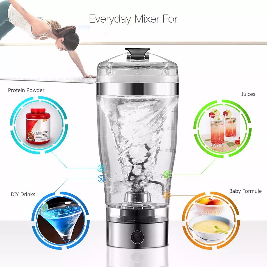 177 DIGOO DG-VX1S USB Rechargeable Portable Mixer Auto Blend Shaker Bottle