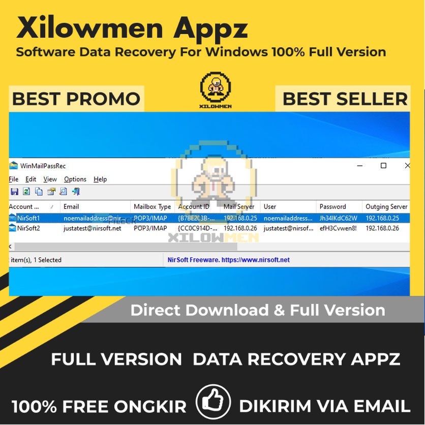 [Full Version] WinMailPassRec Pro Lifetime Data Recovery WIN OS