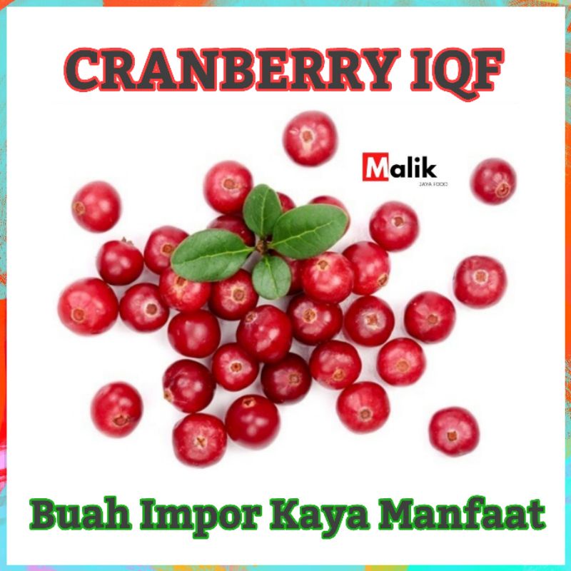 

Cranberry Frozen IQF Impor 100 Gr