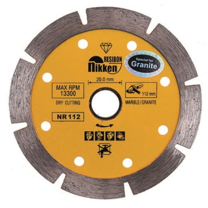 Terlaris Mata Potong Keramik Granite 4 Inch Nr / Diamond Wheel 4" Nr Dry 112