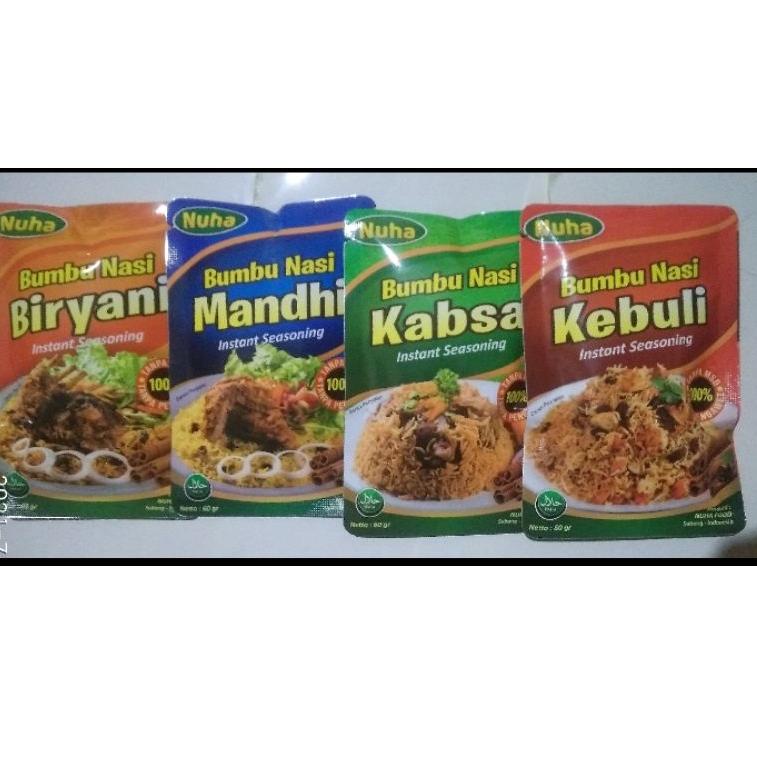 

Terlaris.. Nuha Bumbu nasi kebuli Arab lengkap briyani Mandhi kabsah TWP