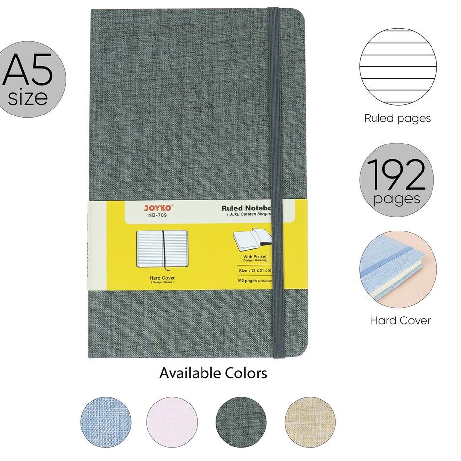 

Pusat Produsen Notebook Buku Tulis Catatan Diary Agenda Joyko Cloth Kain Hard Cover