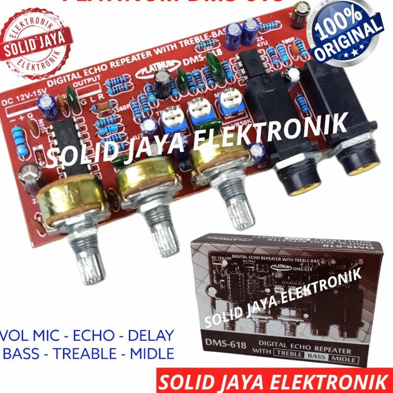 ➢ KIT DIGITAL ECHO REPEATER DMS-618 MIC BASS TREABLE MIDLE VOKAL DMS618 DMS 618 MIK VOKAL MIDLLE KAR