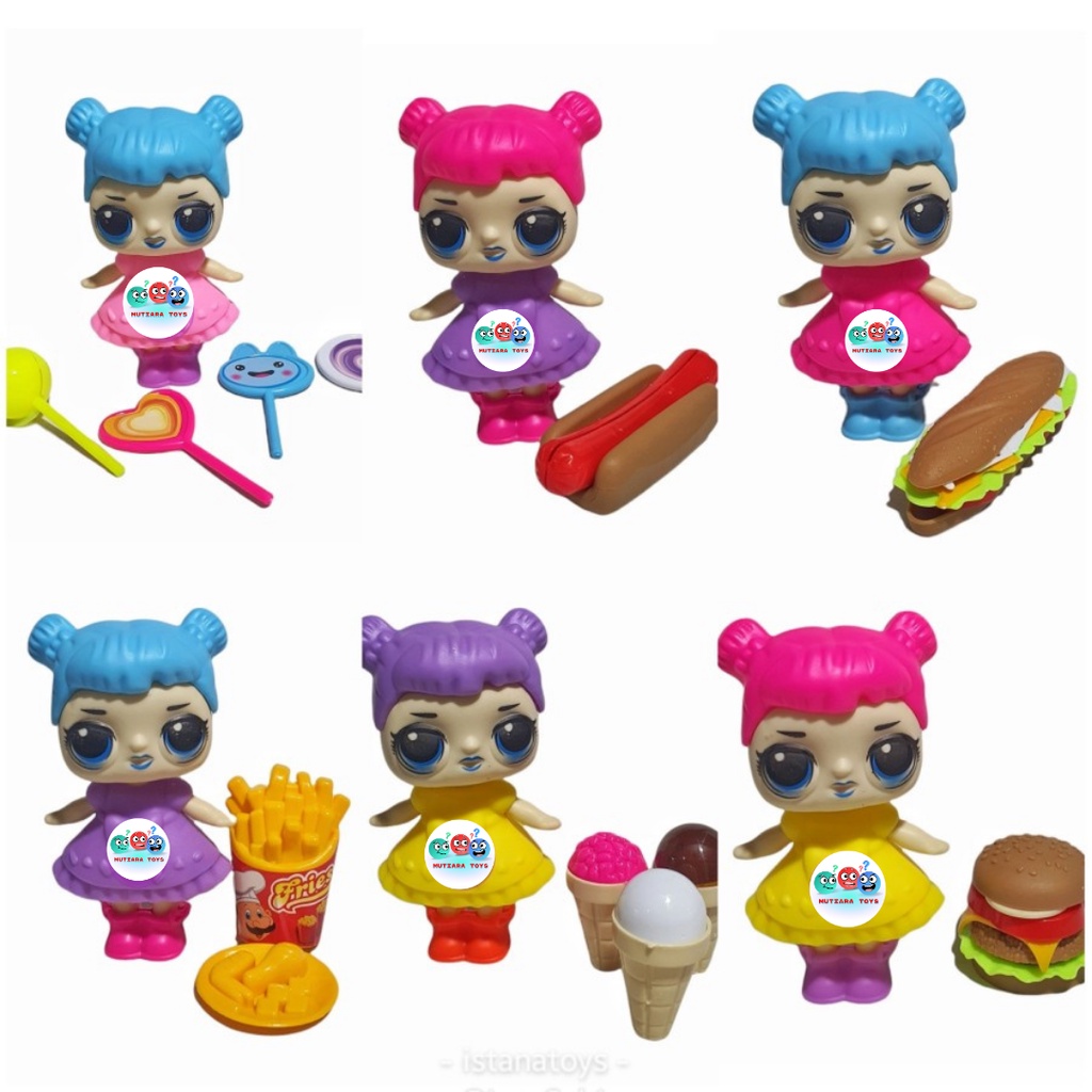 MUTIARATOYS Mainan Boneka LOOL MC Surprises Plus Fast Food MO01