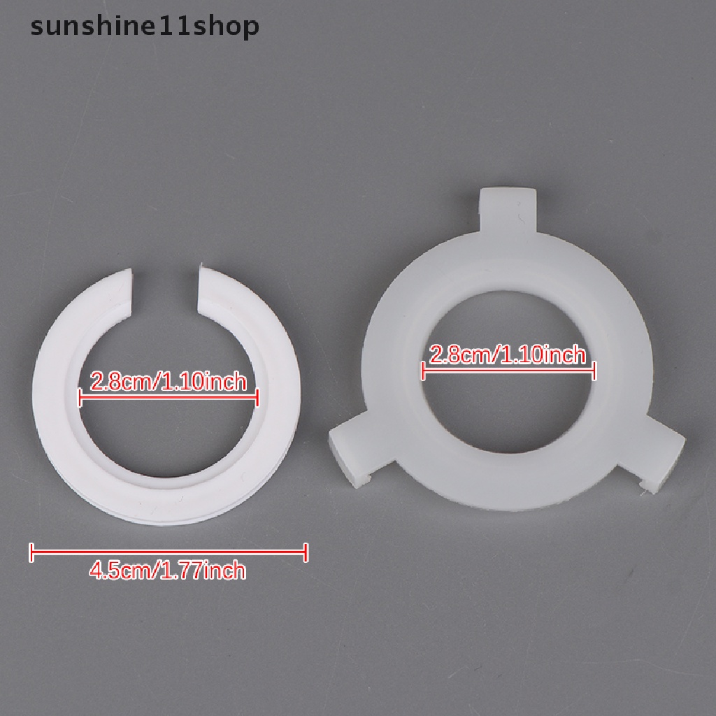 Sho 5Pcs E27 Ke E14 Kap Lampu Lamp Light Shades Socket Cincin Pengecil Adaptor Washer Putih Penutup Lampu Aksesoris N