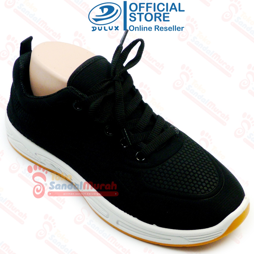 Toko Sandal Murah - Sepatu Sekolah Hitam Putih Uk 35 - 43 / Sepatu Sekolah Casual Tali / Sepatu Sneakers Pria Wanita / Sepatu Sekolah SD SMP SMA / Sepatu Olahraga [Dulux BX 2058]