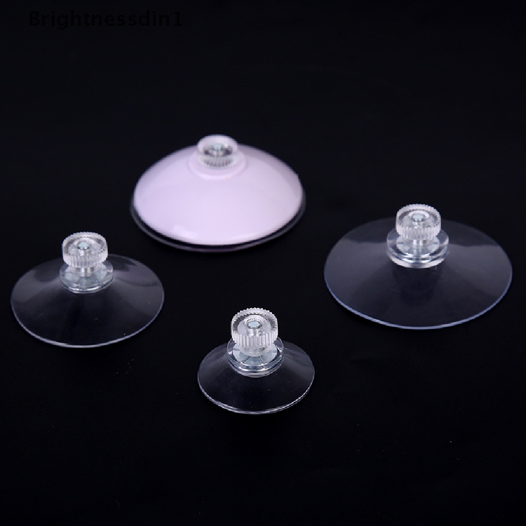 [Brightnessdin1] 10pcs Suction Cup Dengan thread sucker metal nut stud Ulir Sekrup Untuk Butik Perlengkapan