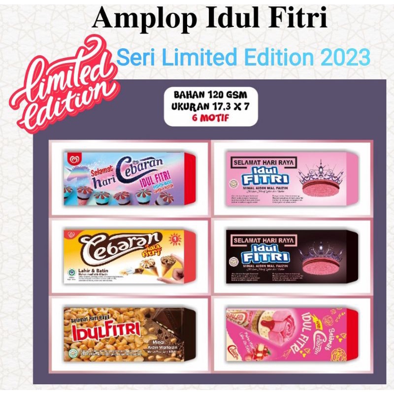 

(Limited Edition Amplop Lebaran Amplop Murah