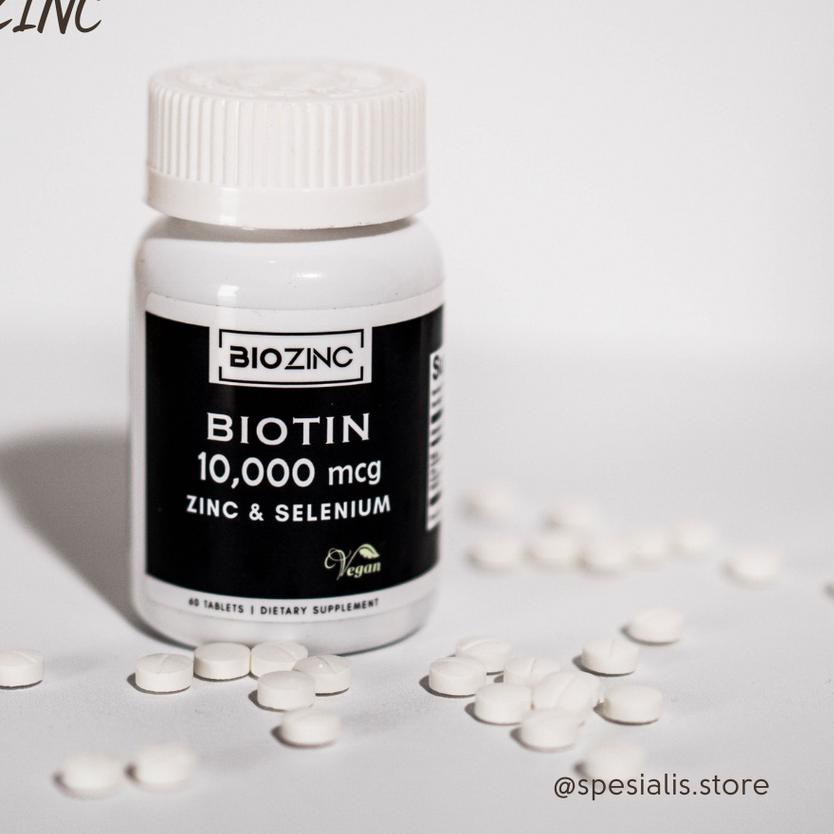♗ BIOZINC (BIOTIN mg + zinc dan selenium) 60 tabs ➸