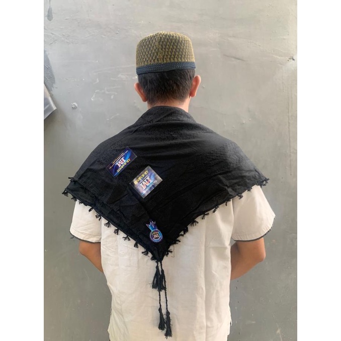 Sorban Polos Koncer Motif Mozaik Premium Peci Rajut Motif Polos Dewasa