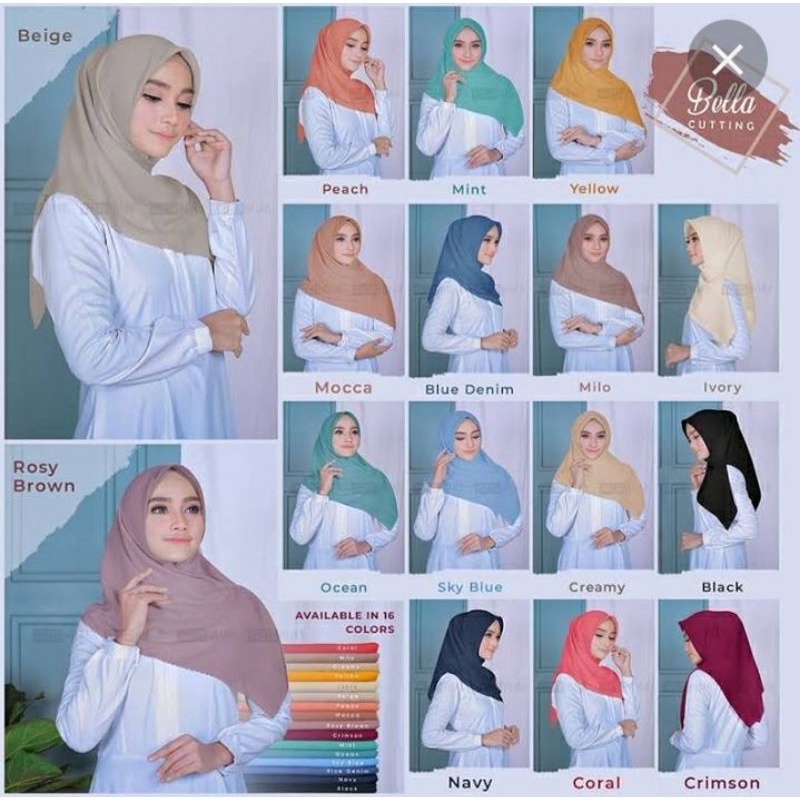 Jilbab bella square