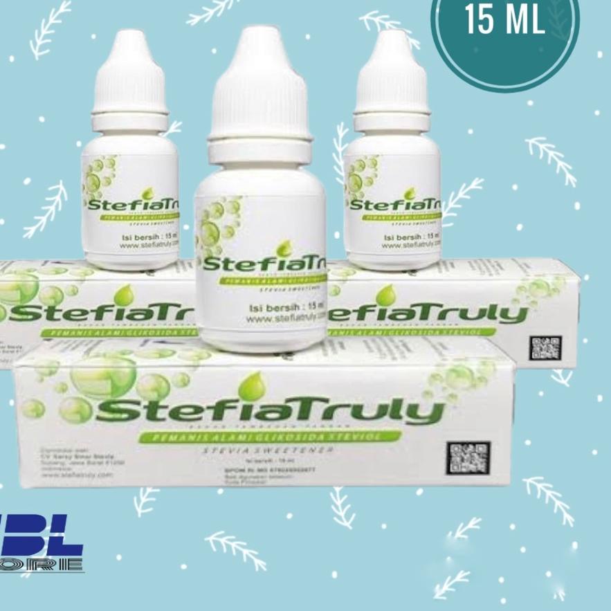

✳ Stevia truly gula Stefia / pemanis alami stevia / Gula tetes 15 ml ➴