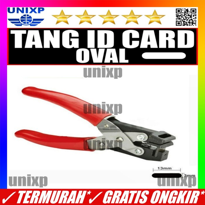 

[[JNT COD]] Tang Pelubang Kartu PVC ID Card - Oval