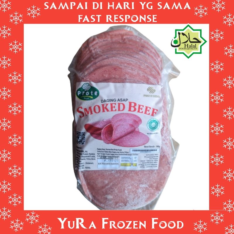 

PROTE Smoked Beef 500 gr Daging Asap Sapi