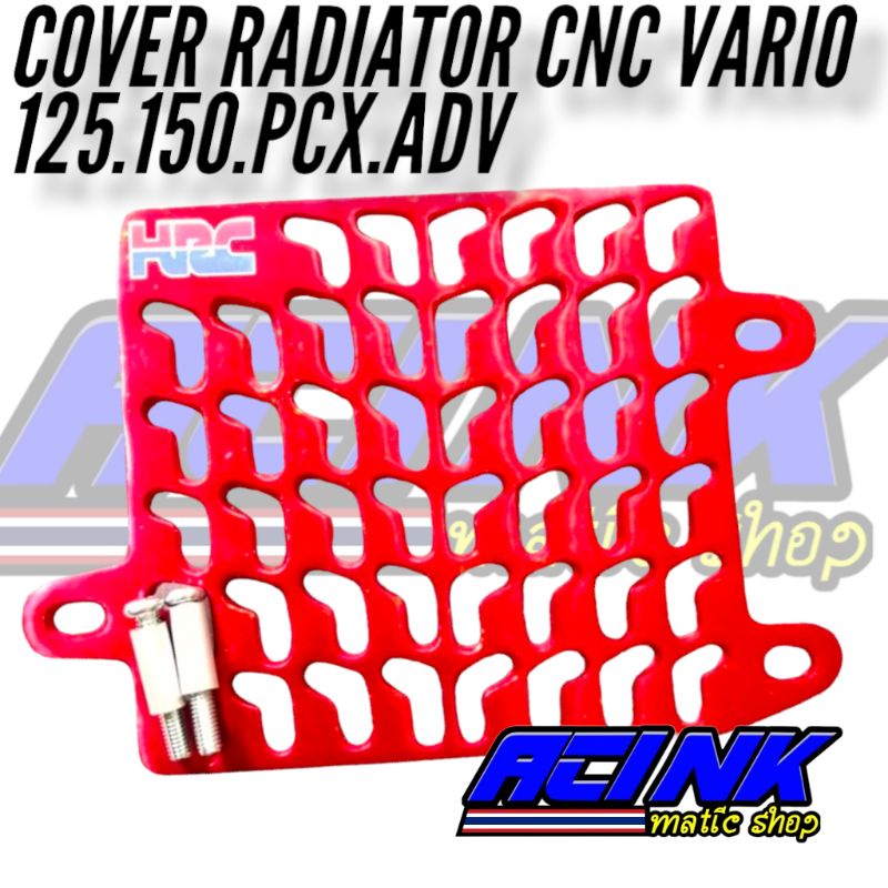 COVER RADIATOR FULL CNC ARM COVER RADIATOR ARM HRC VARIO 125 150 PCX ADV / COVER RADIATOR HRC VARIO 125 150 PCX