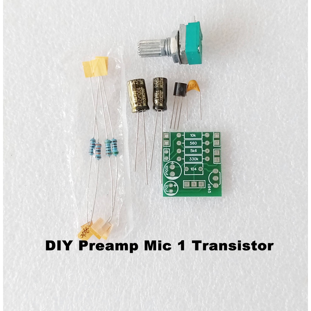 DIY Preamp Mic 1 Transistor