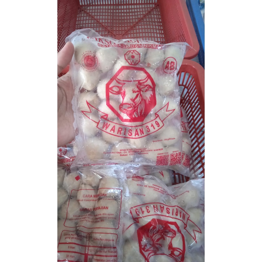 

BAKSO WARISAN 319 AB ISI 25 / BAKSO DAGING SAPI