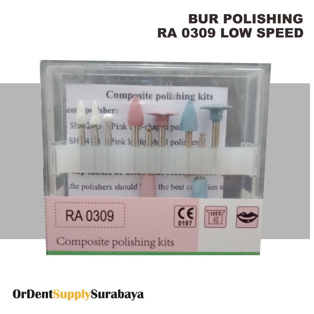 Bur Polishing rubber composite lowspeed RA 0309